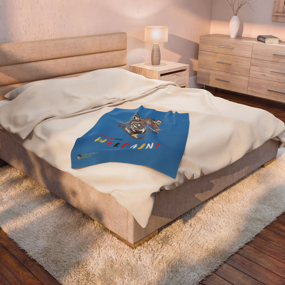Wear Your WarPaint - Velveteen Plush Blanket