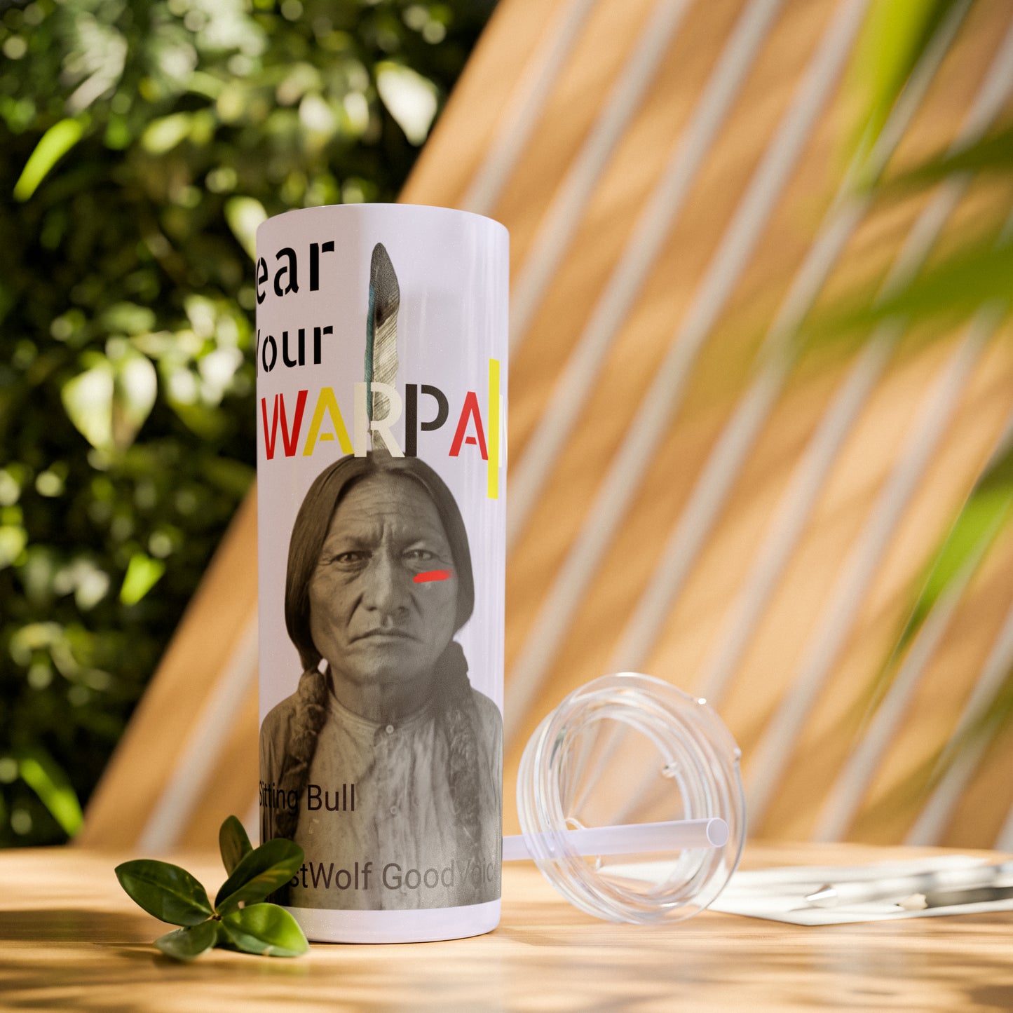 Skinny Tumbler with Straw, 20oz