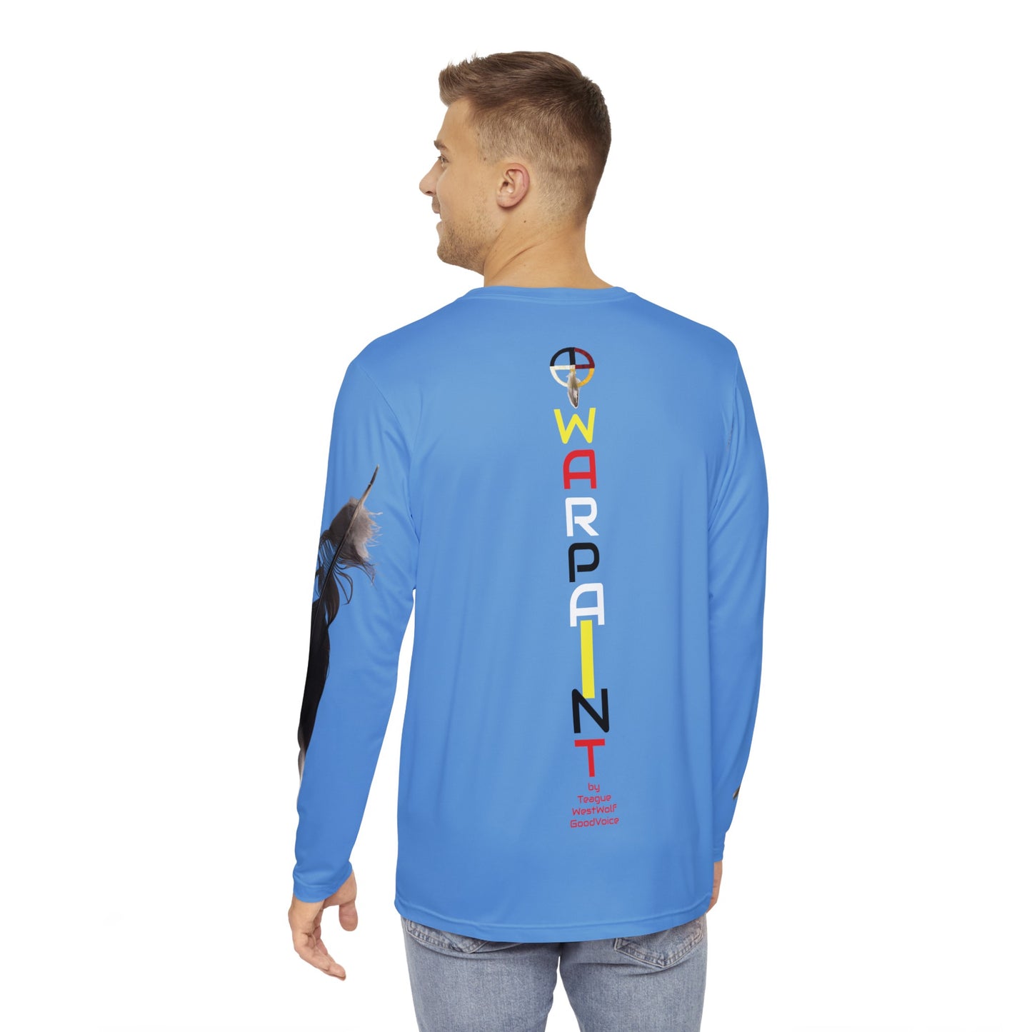 Wear Your WarChief - Chief White Calf - Men's Long Sleeve Shirt (AOP)