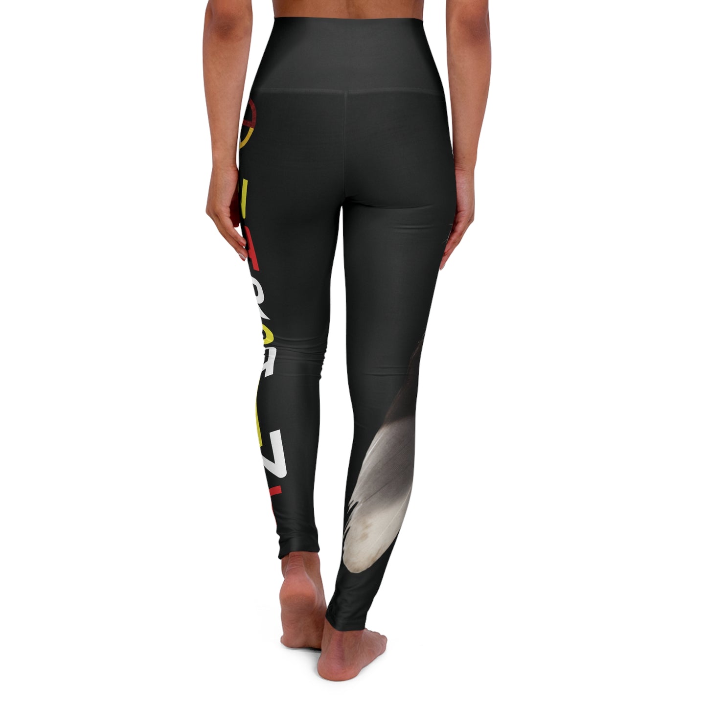 406WholeSale - Eagle Feather WarPaint 4 Directions Colors Leggings