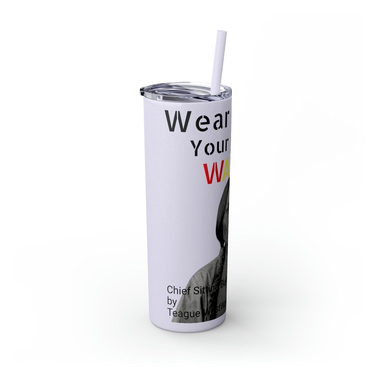 Skinny Tumbler with Straw, 20oz