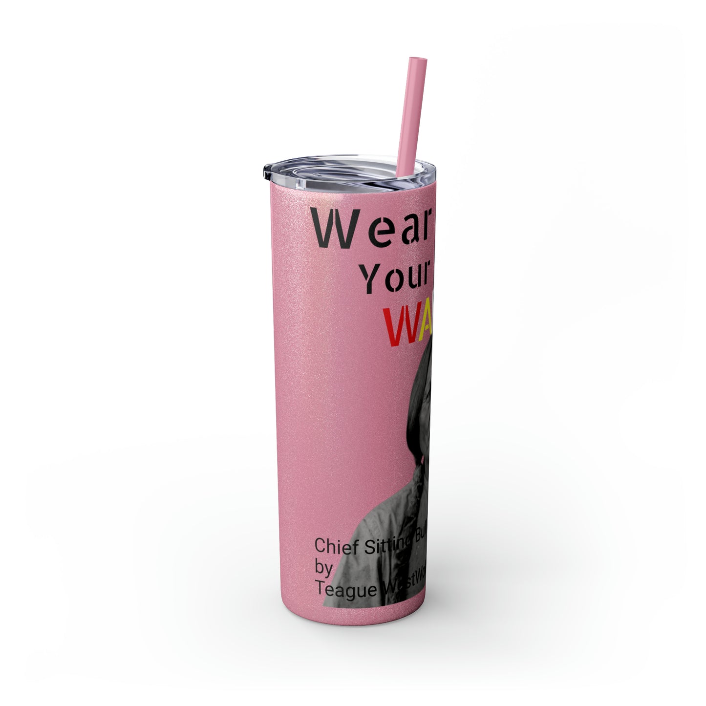 Skinny Tumbler with Straw, 20oz