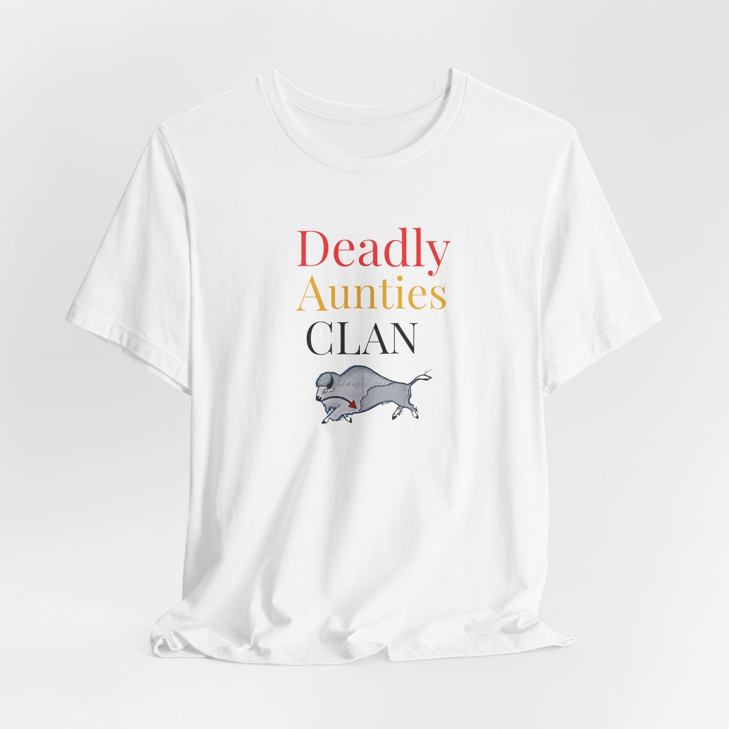 Deadly Aunties Clan - Blackfoot Ledger Art - by Teague WestWolf GoodVoice - Unisex Tee