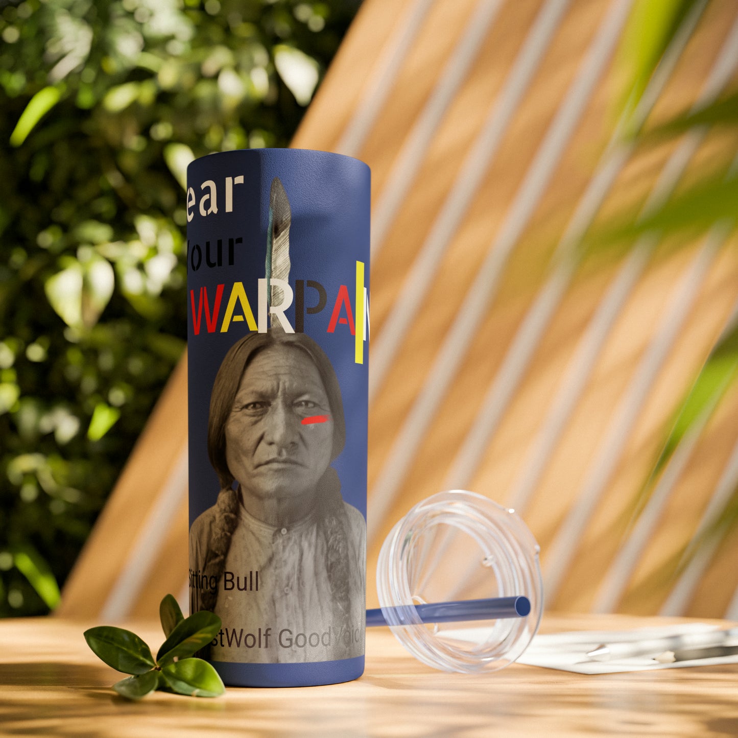 Skinny Tumbler with Straw, 20oz