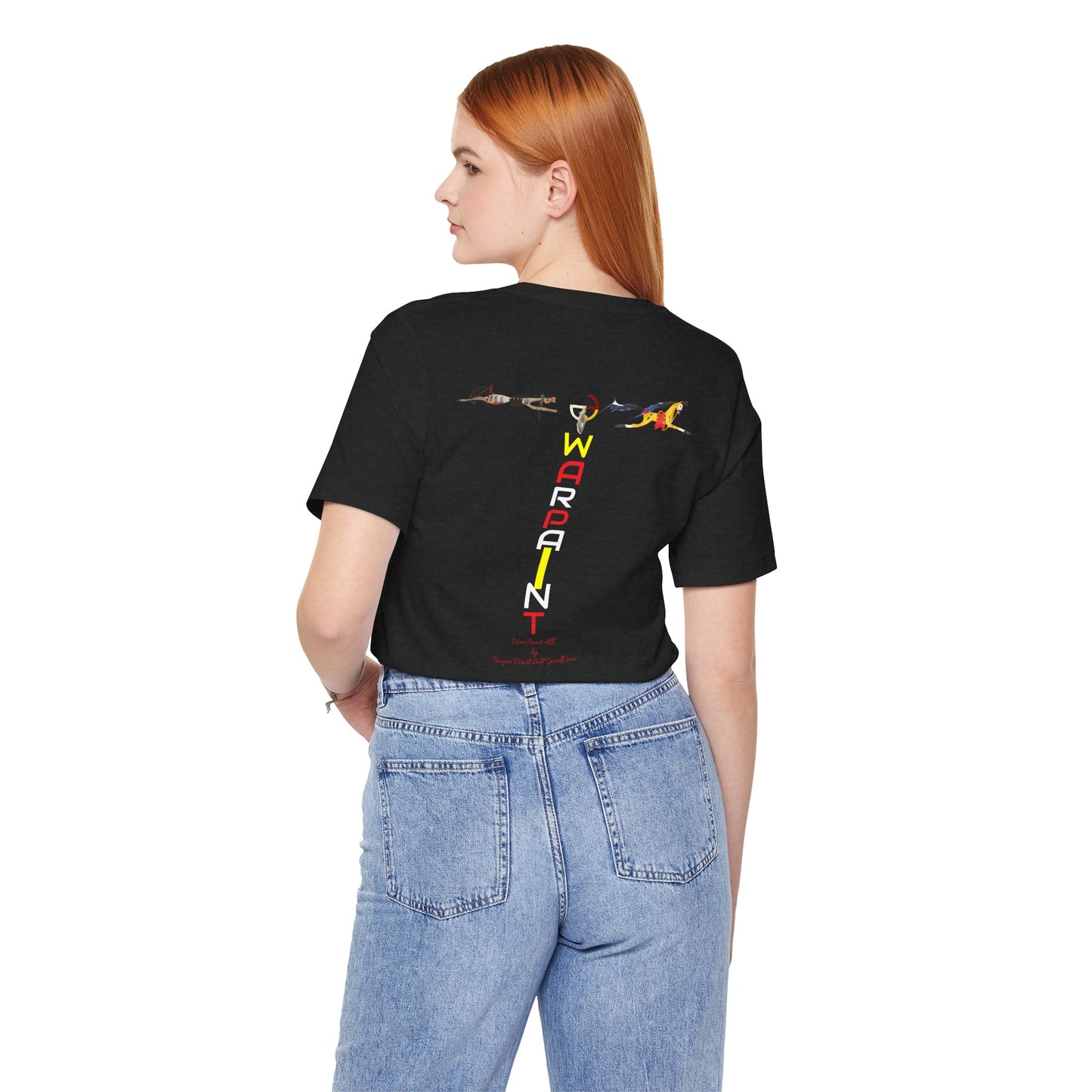 406WholeSale - Deadly Aunties Clan - Eagle Feather Fan - by Teague WestWolf GoodVoice - Unisex Tee