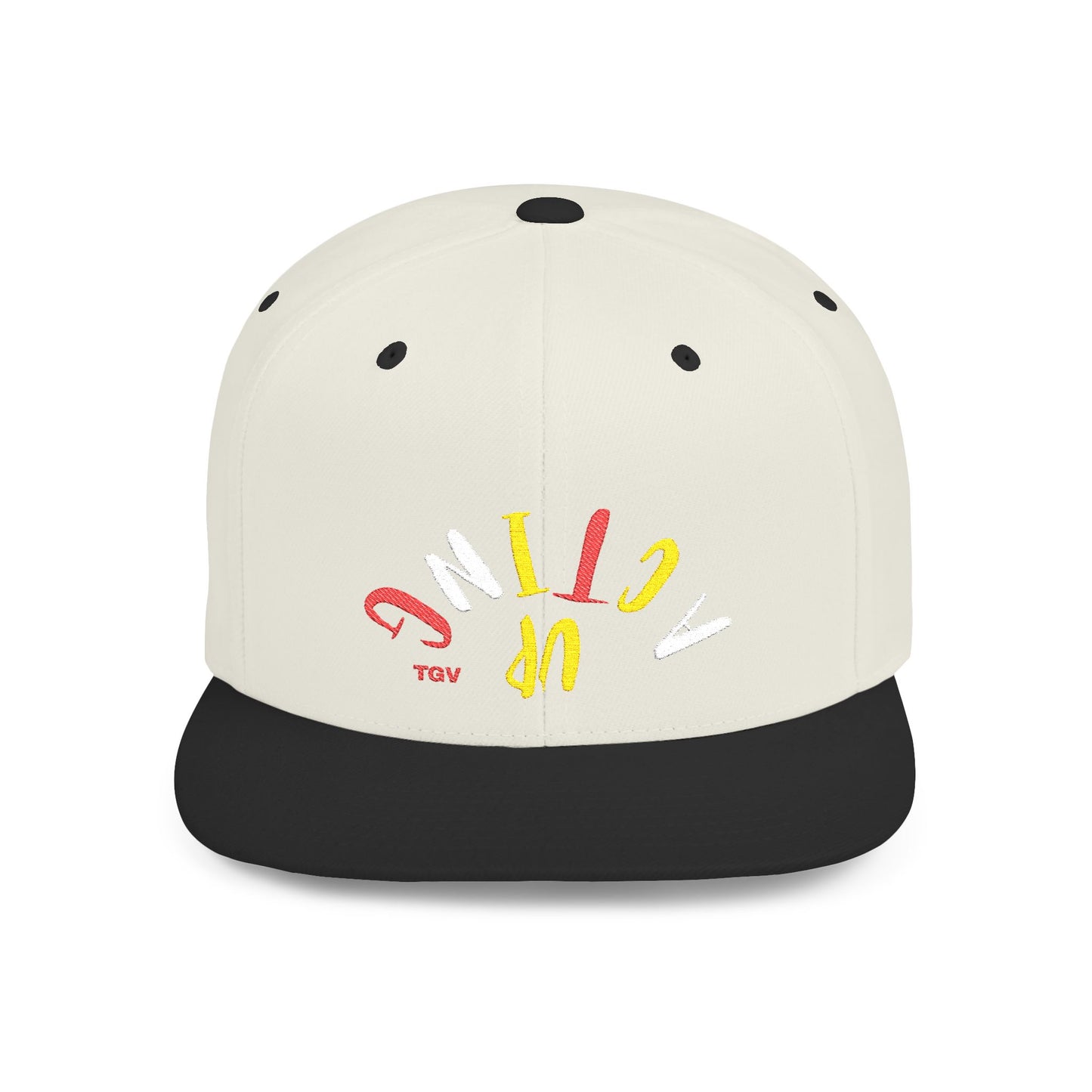 Acting Up Embrodered TGV - Flat Bill Snapback