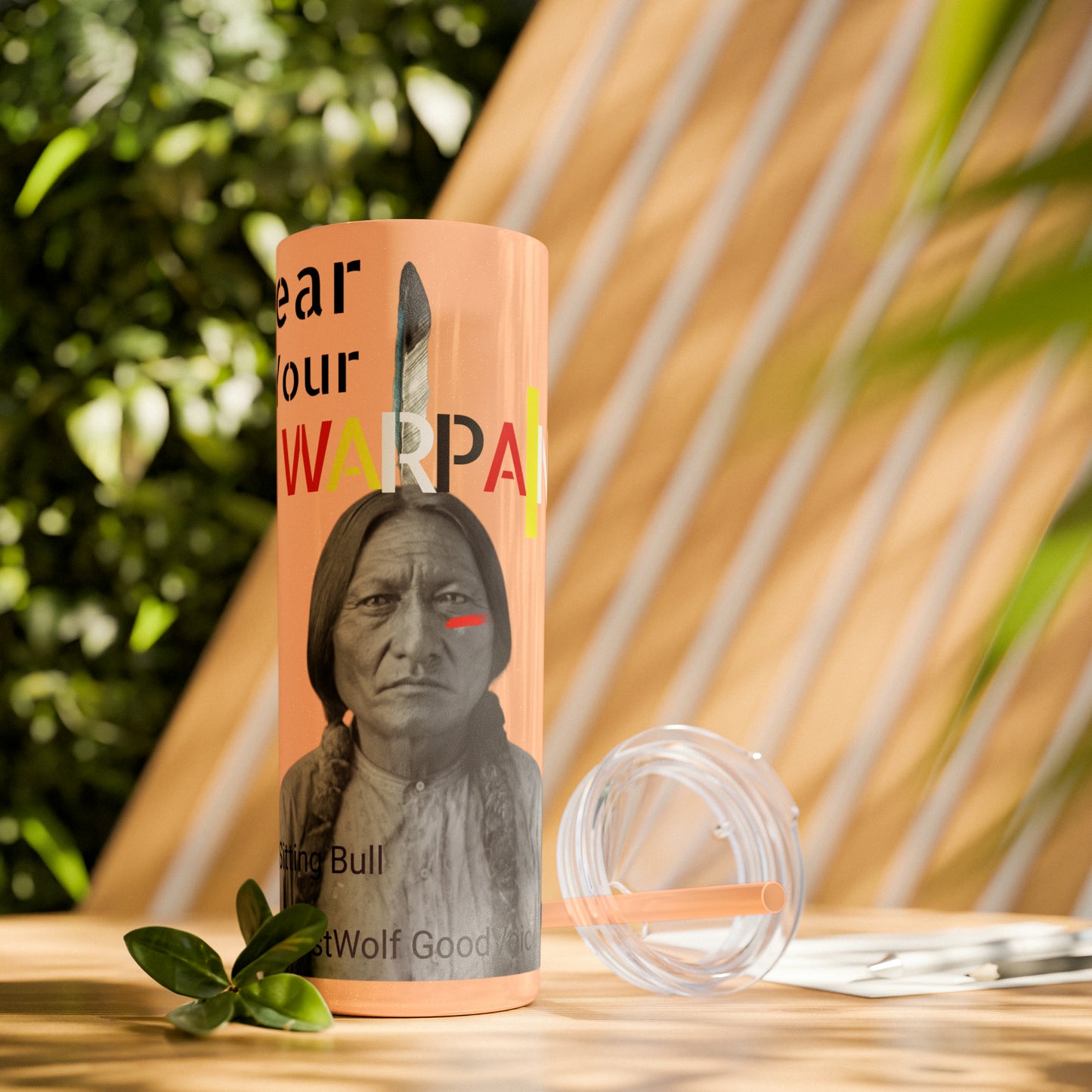 Skinny Tumbler with Straw, 20oz