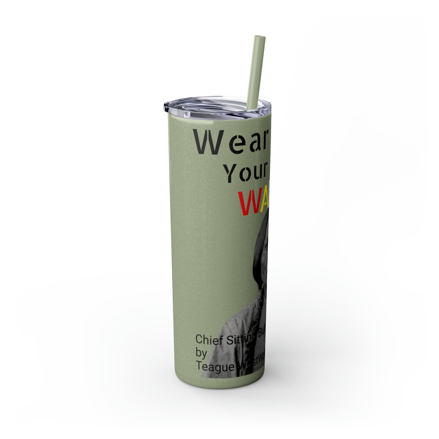 Skinny Tumbler with Straw, 20oz