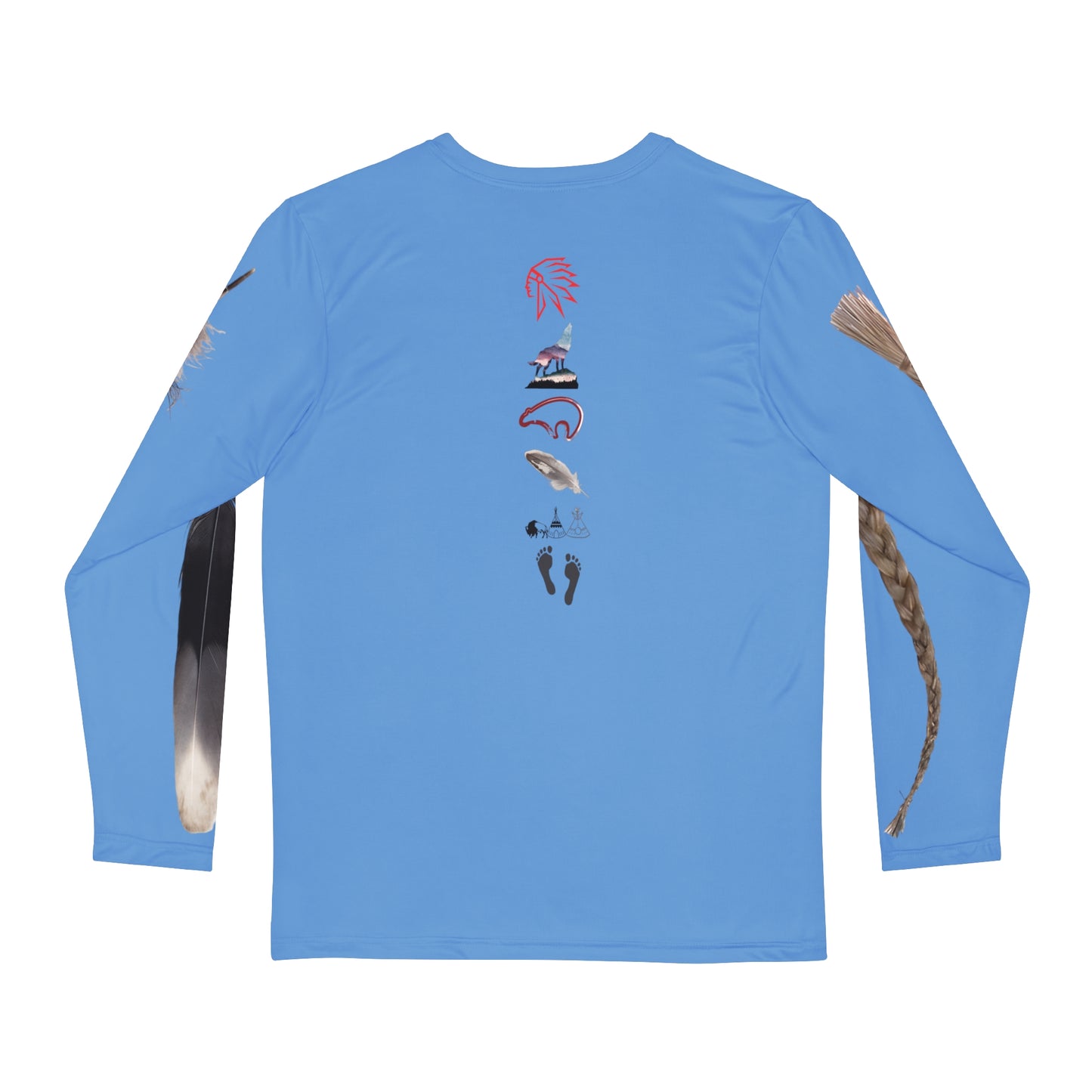 Wear Your WarPaint by Teague GoodVoice - Men's Long Sleeve Shirt (AOP)