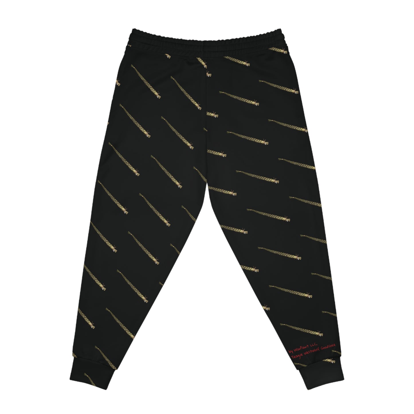 406WholeSale Joggers - Sipatsimo 'SweetGrass' Blackfoot Language by Teague WestWolf GoodVoice (Blackfeet)