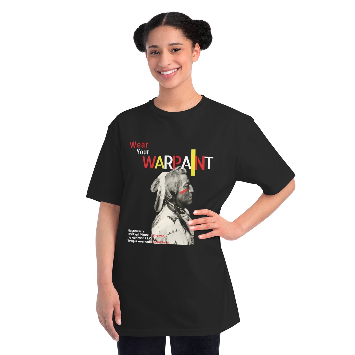 Apyoonissta - Chief "Two Guns" White Calf - Amskapii Pikuni (Blackfeet Nation) of the Niitsitapi (Blackfoot Confederacy) - Organic Unisex Classic T-Shirt