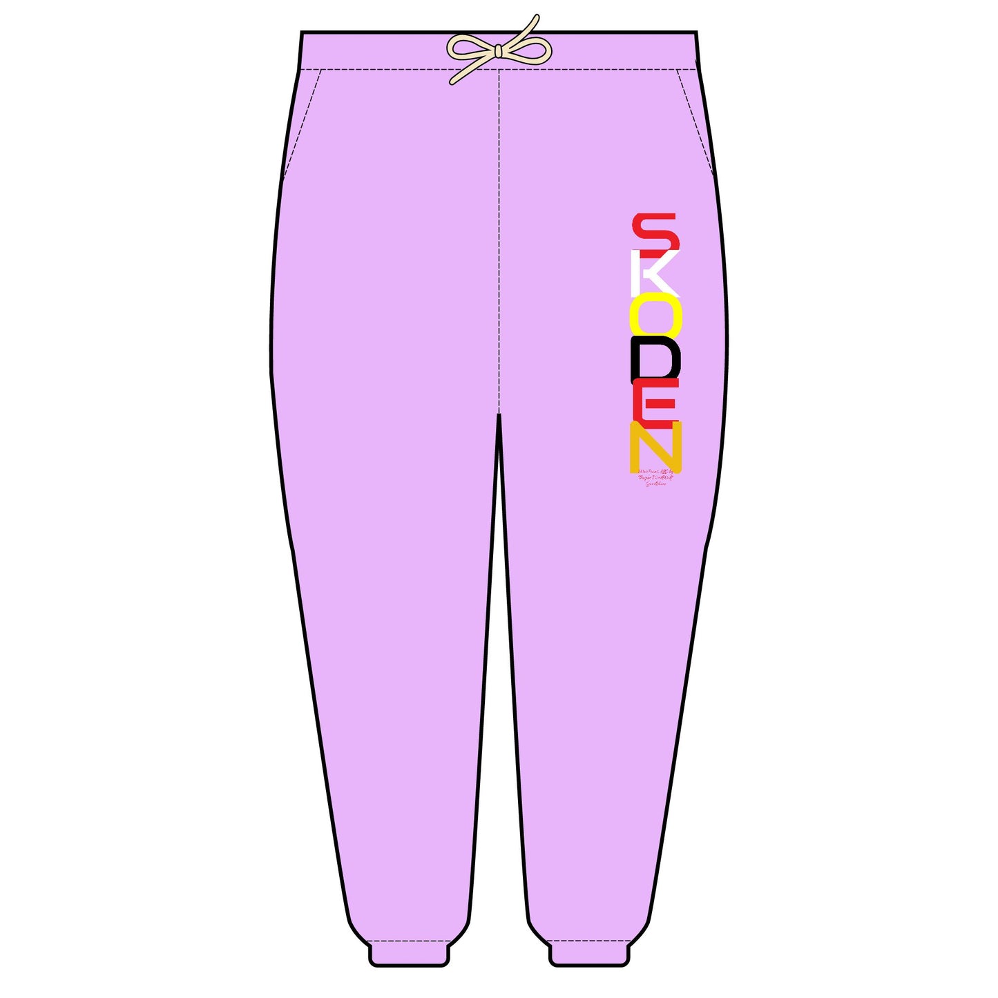 Skoden by Teague WestWolf GoodVoice - Unisex Garment-Dyed Lightweight Fleece Sweatpants