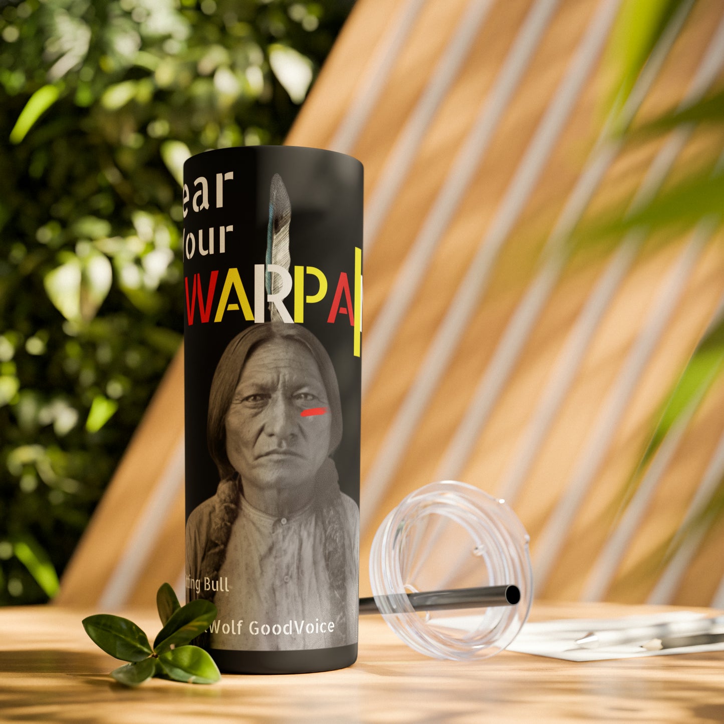 Skinny Tumbler with Straw, 20oz