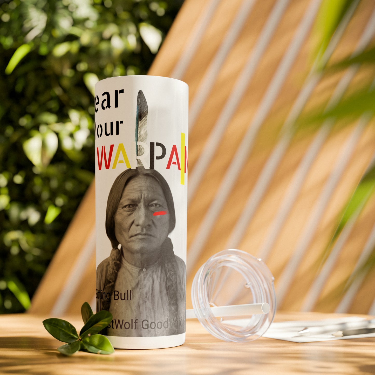 Skinny Tumbler with Straw, 20oz