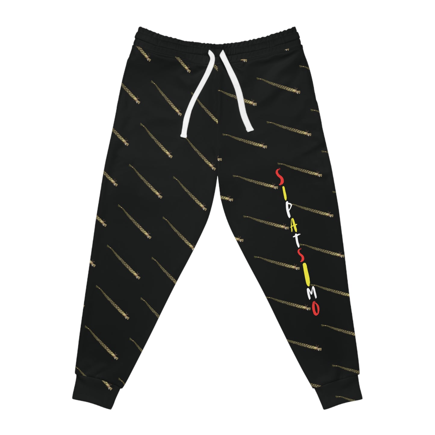 406WholeSale Joggers - Sipatsimo 'SweetGrass' Blackfoot Language by Teague WestWolf GoodVoice (Blackfeet)