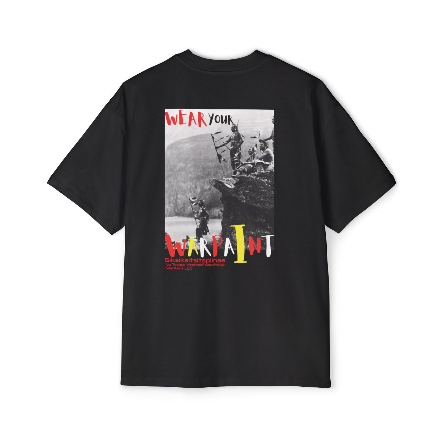 406WholeSale - AS5080(OverSized) -WomanFRONTManBACK - Men's Heavy Oversized Tee
