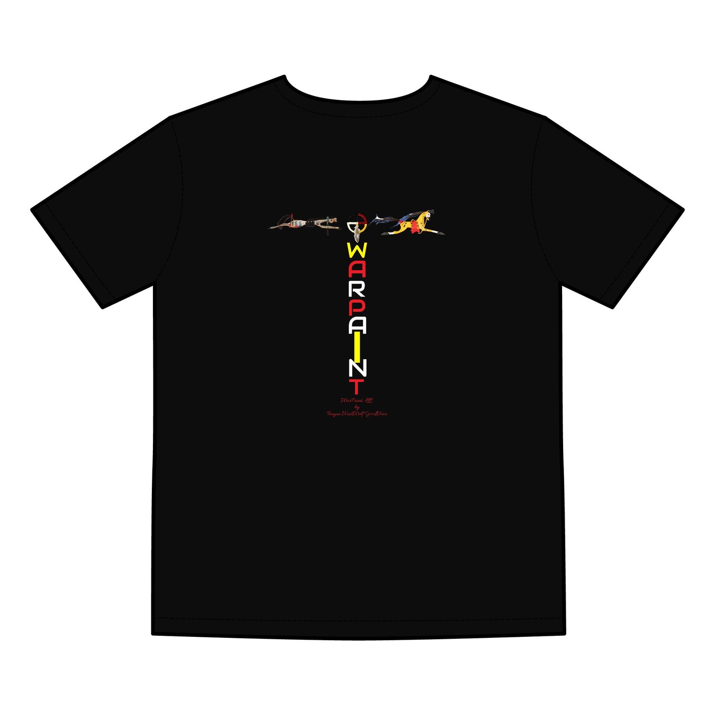 406WholeSale - ASColor5051 - TwoGuns(Blackfoot Chief) - WarPaintBack - Final - Men's Basic Tee
