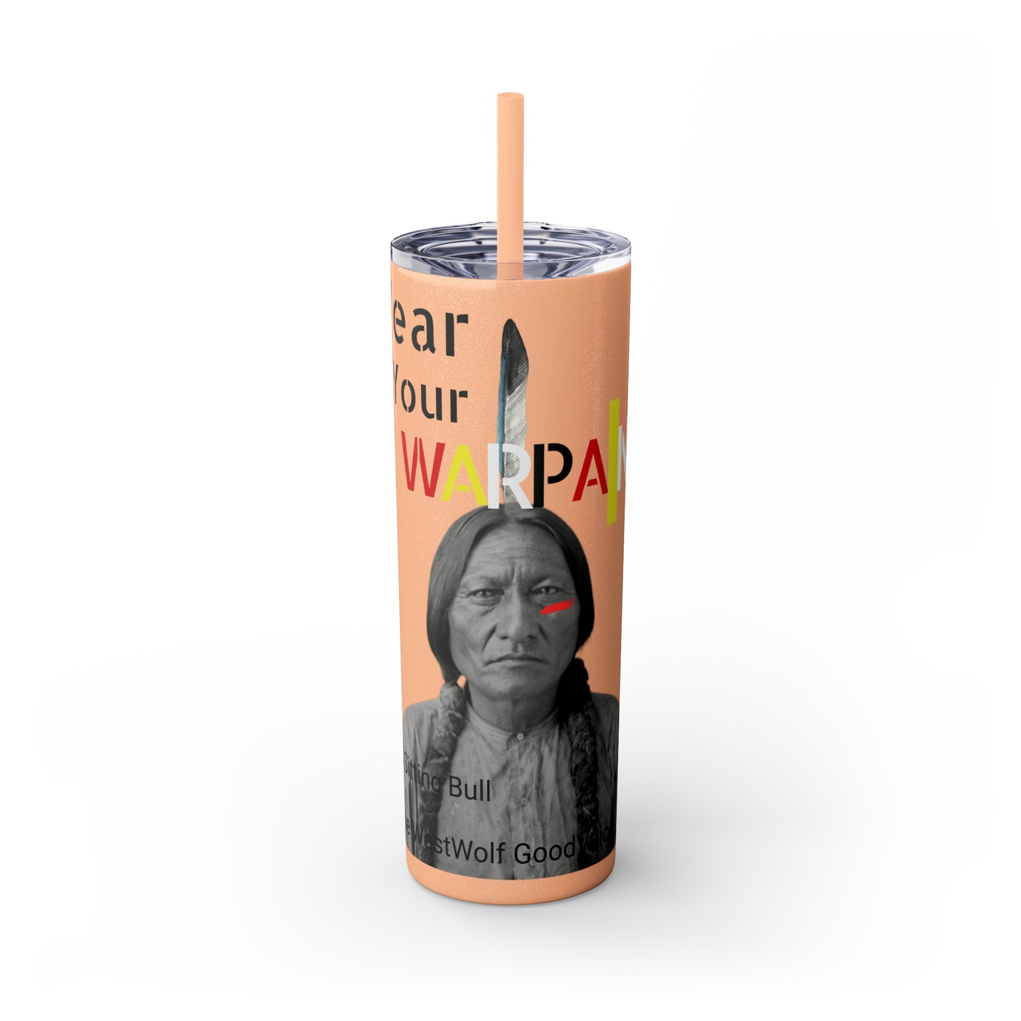 Skinny Tumbler with Straw, 20oz