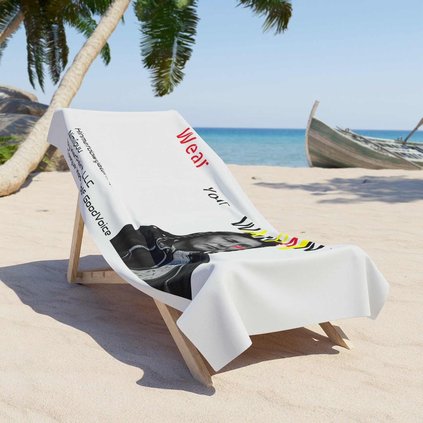 Hinmatóowyalahtq̓it (Also known as Chief Joseph) or the Nimíipuu ("We, The People") also know as the New Pierce Tribe - Beach Towel