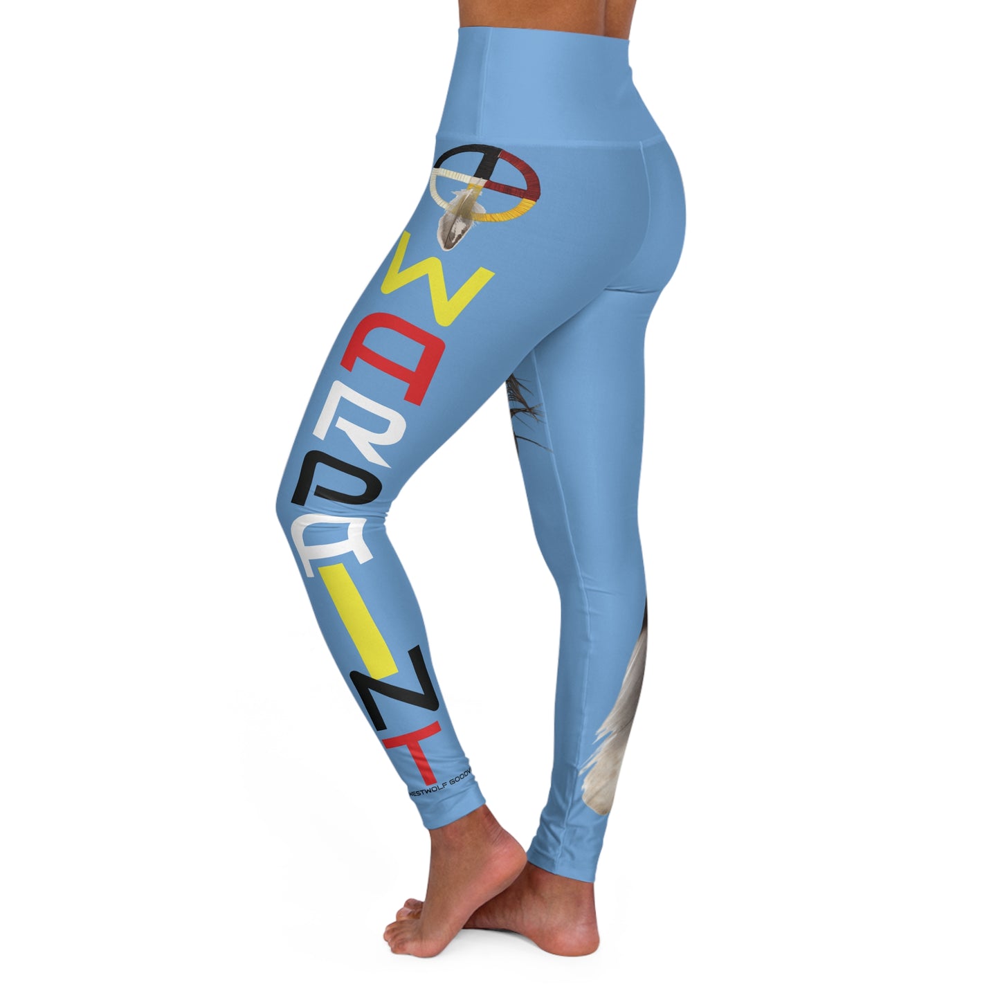 Eagle Feather WarPaint 4 Directions Colors Leggings