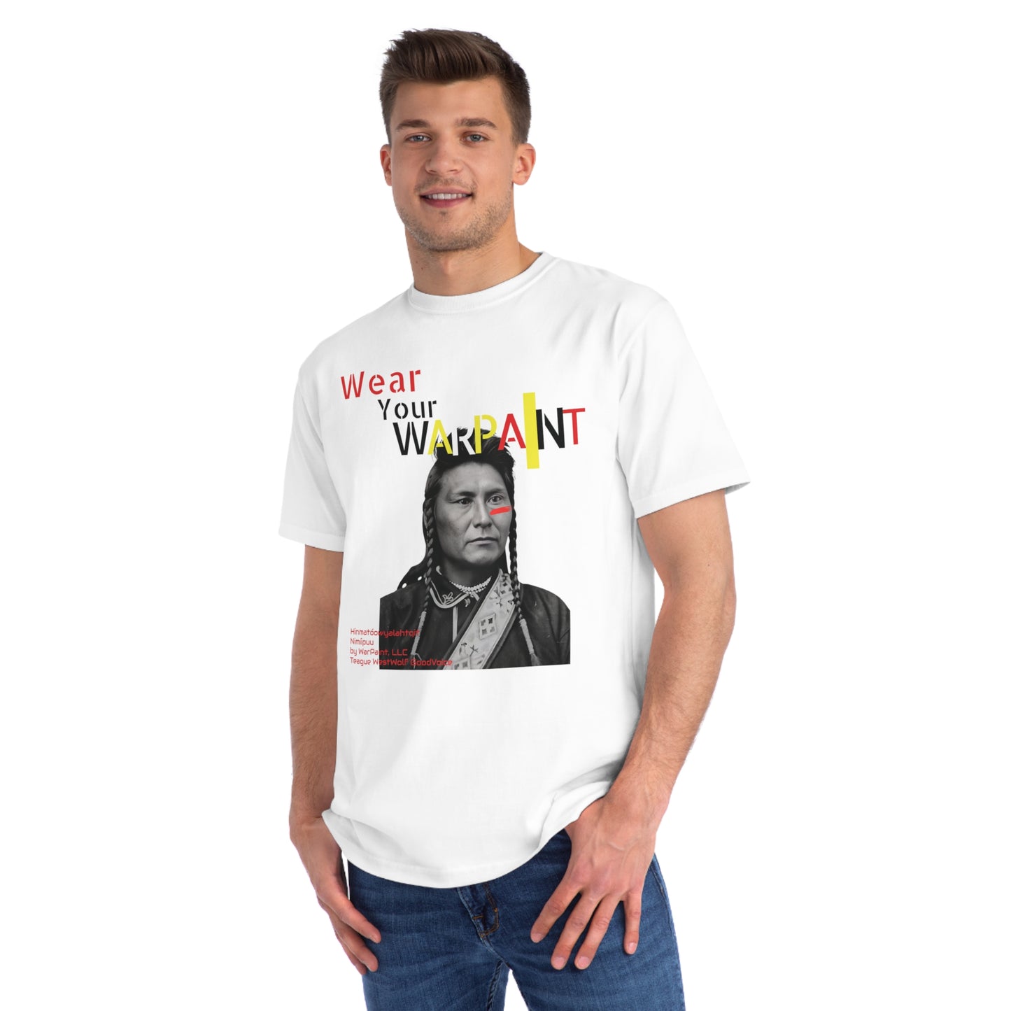 Hinmatóowyalahtq̓it (Also known as Chief Joseph) or the Nimíipuu ("We, The People") also know as the New Pierce Tribe - Organic Unisex Classic T-Shirt