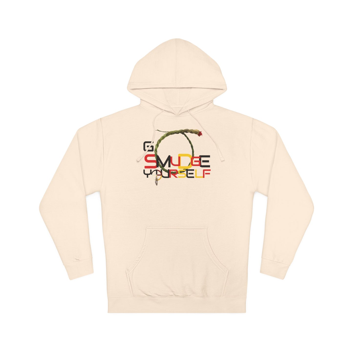 Go Smudge YourSelf Medicine Wheel - Unisex Hooded Sweatshirt