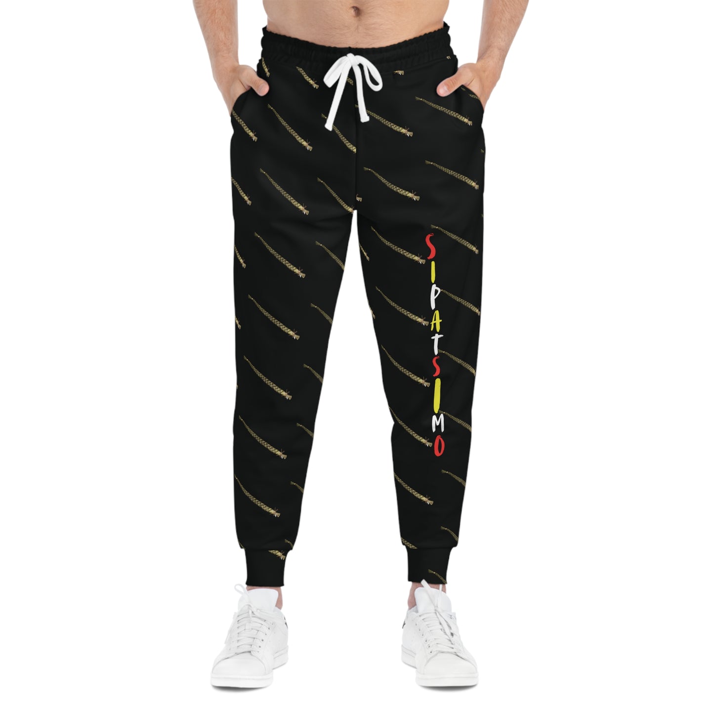 406WholeSale Joggers - Sipatsimo 'SweetGrass' Blackfoot Language by Teague WestWolf GoodVoice (Blackfeet)