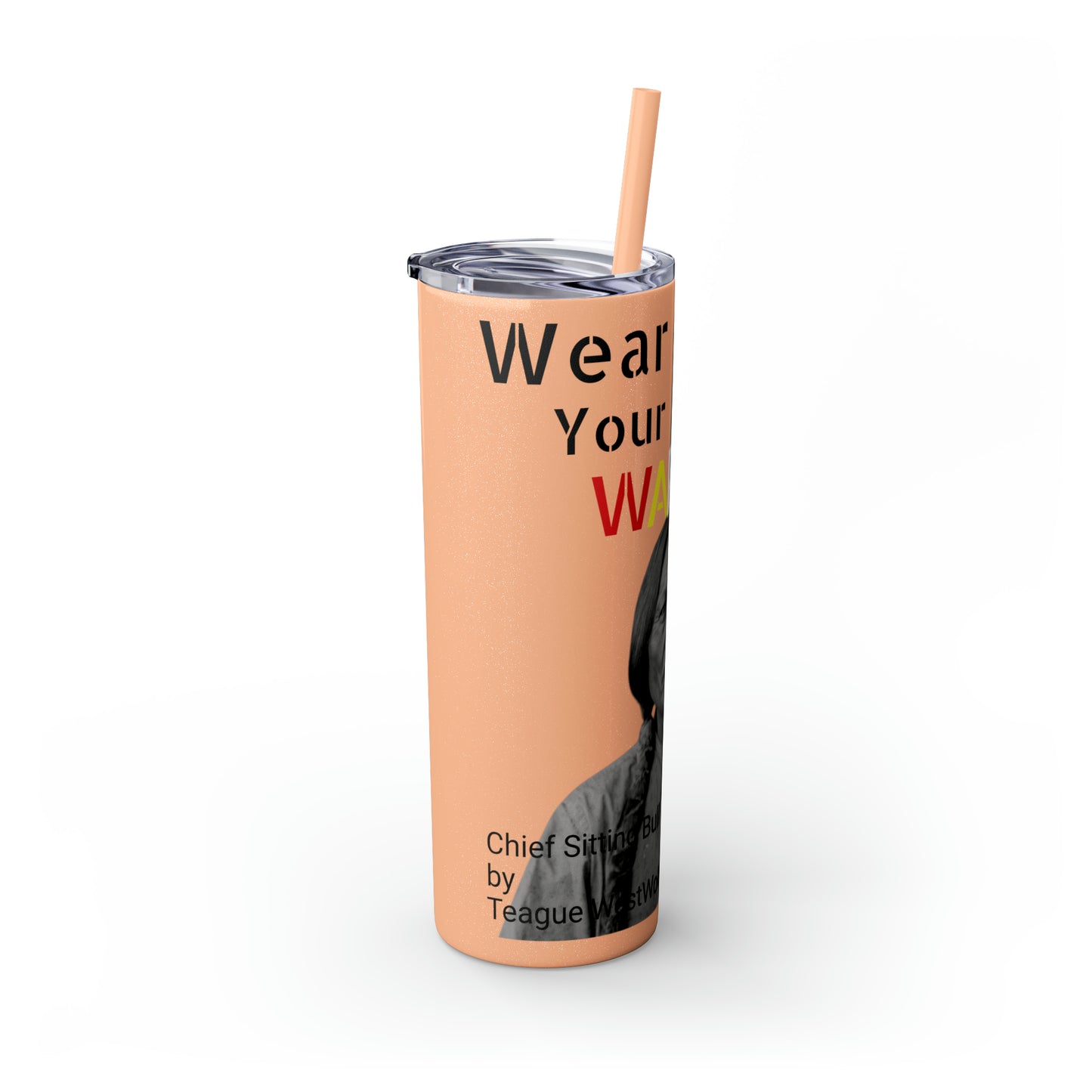 Skinny Tumbler with Straw, 20oz
