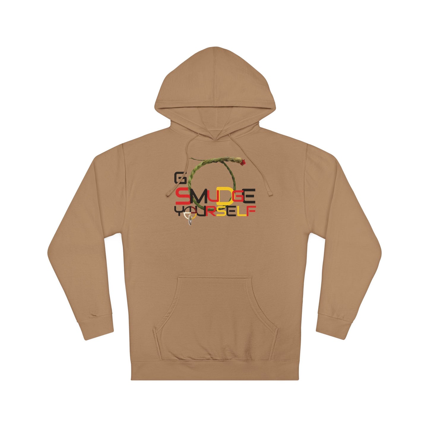 406WholeSale - Go Smudge YourSelf Medicine Wheel - Unisex Hooded Sweatshirt