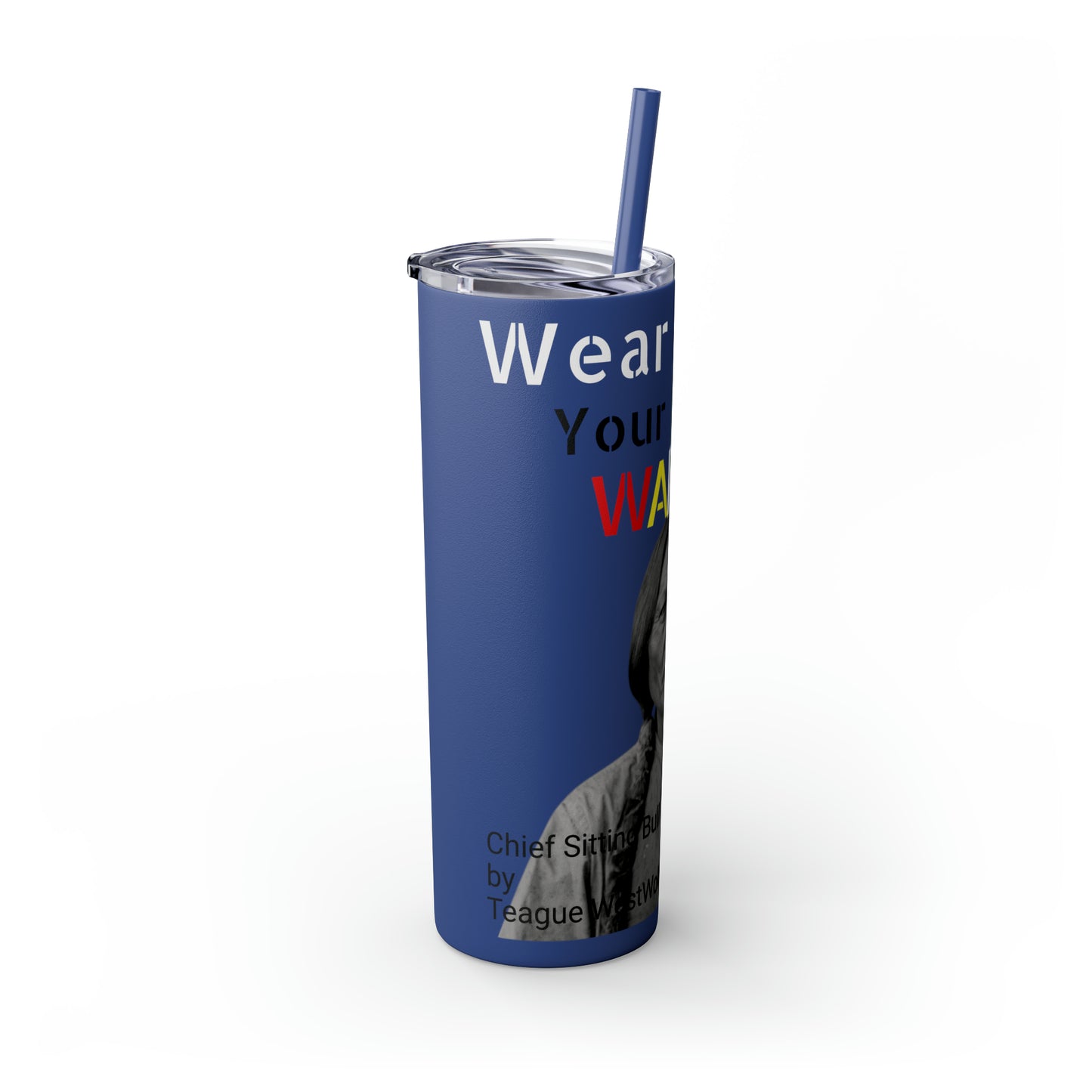 Skinny Tumbler with Straw, 20oz