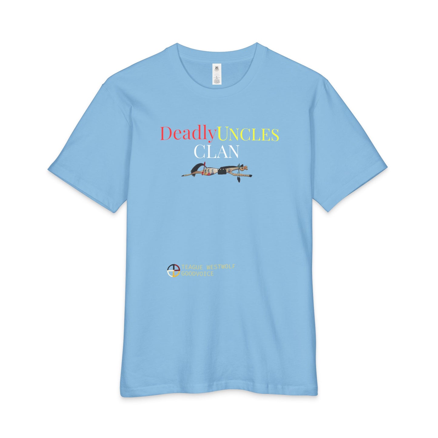 406WholeSale - Deadly Uncles Clan Tee — Graphic Men's T‑Shirt with Vintage Guns Design
