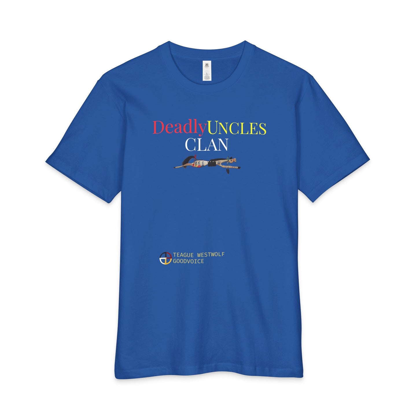 406WholeSale - Deadly Uncles Clan Tee — Graphic Men's T‑Shirt with Vintage Guns Design