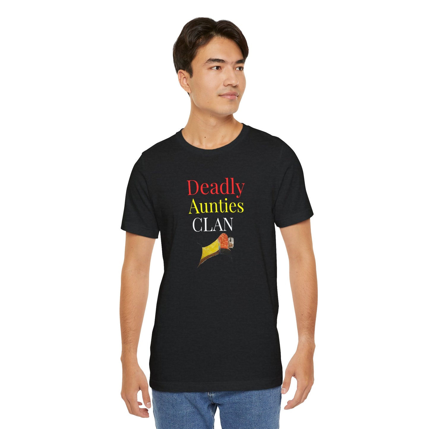 Deadly Aunties Clan - Blackfoot Ledger Art -  by Teague WestWolf GoodVoice - Unisex Tee
