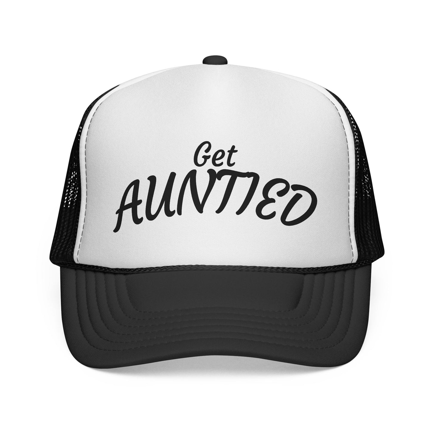 Get Auntie'd Trucker Hat - by Teague WestWolf GoodVoice