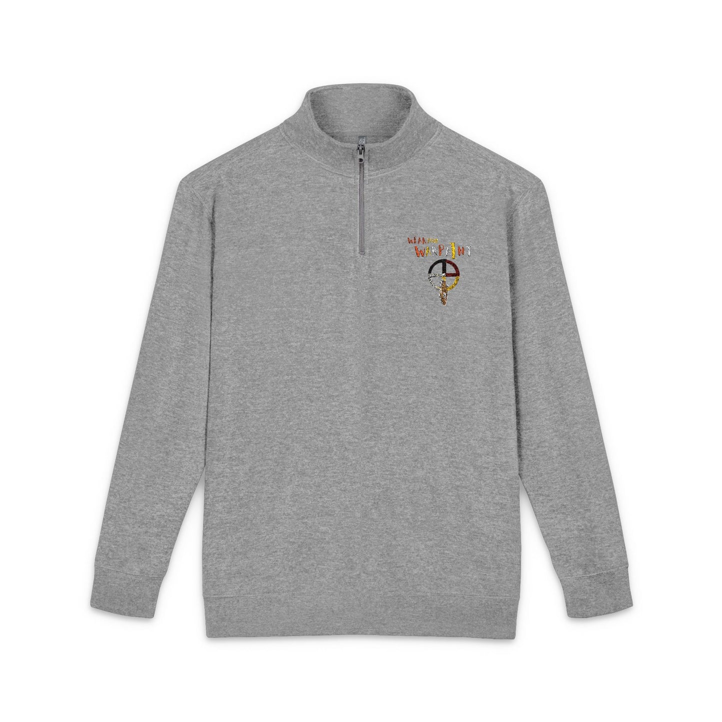 Wear Your WarPaint/Acting Up by Teague WestWolf GoodVoice - Embroidered Half-Zip Fleece