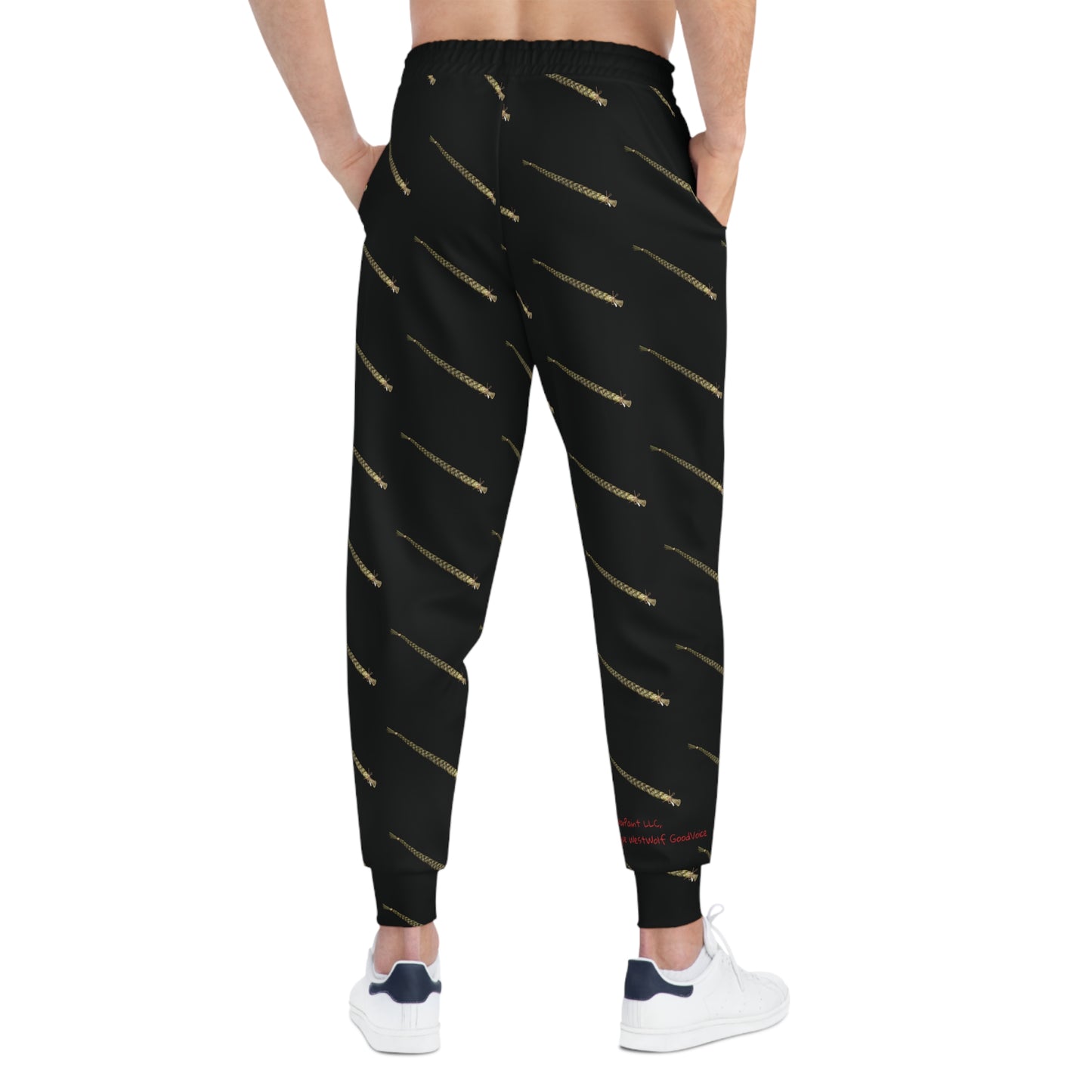 406WholeSale Joggers - Sipatsimo 'SweetGrass' Blackfoot Language by Teague WestWolf GoodVoice (Blackfeet)