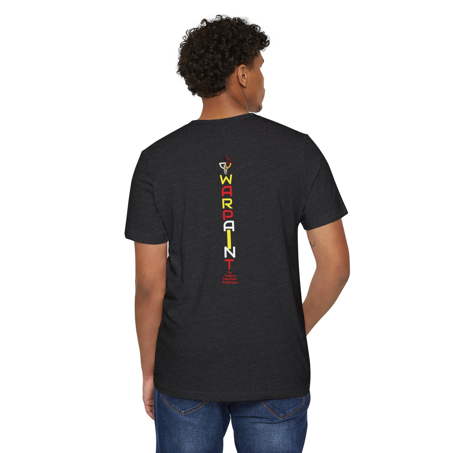 Wear Your WarChief - Piitaaki (Eagle Woman - Lily Gladstone) of the Siksikaitsitapi (Blackfoot Speaking Real People) - Unisex Recycled Organic T-Shirt