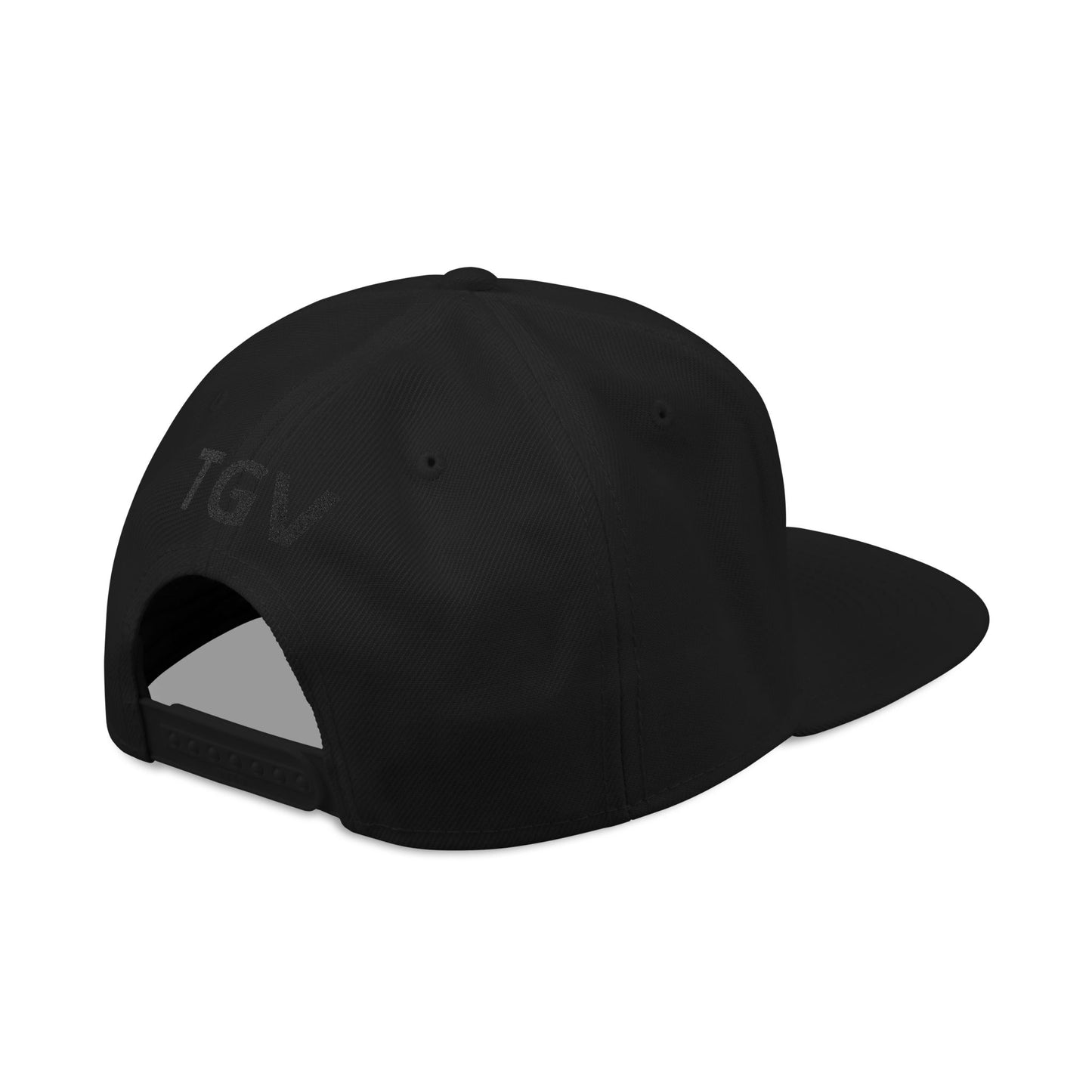 Embroidered “Oki” means “Hello” in Blackfoot language - Black Snapback Hat — Minimalist Streetwear Cap