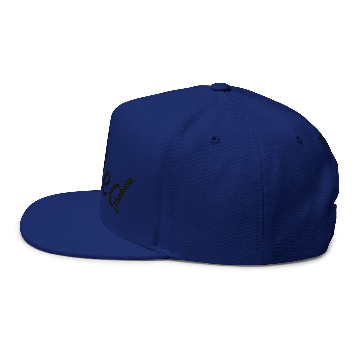 Flat Bill Cap — "Get Uncled" Embroidered Snapback Hat