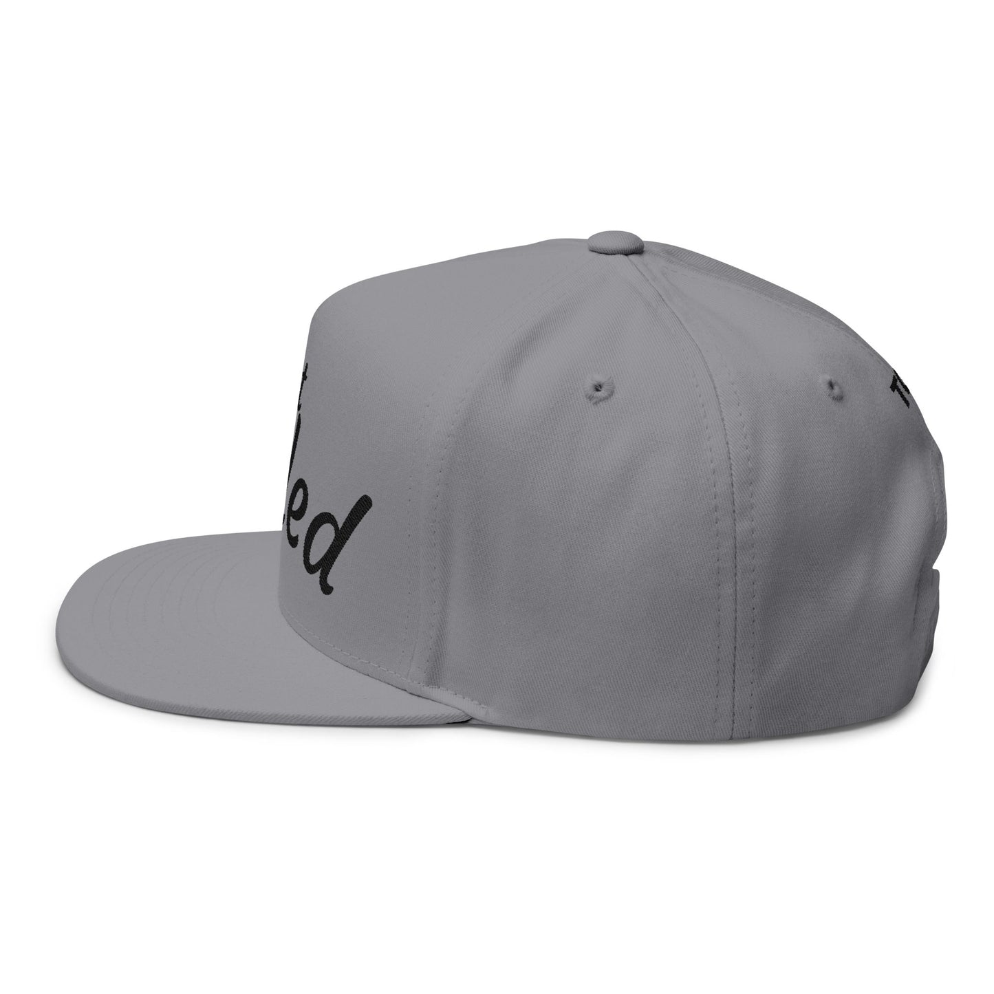 Flat Bill Cap — "Get Uncled" Embroidered Snapback Hat
