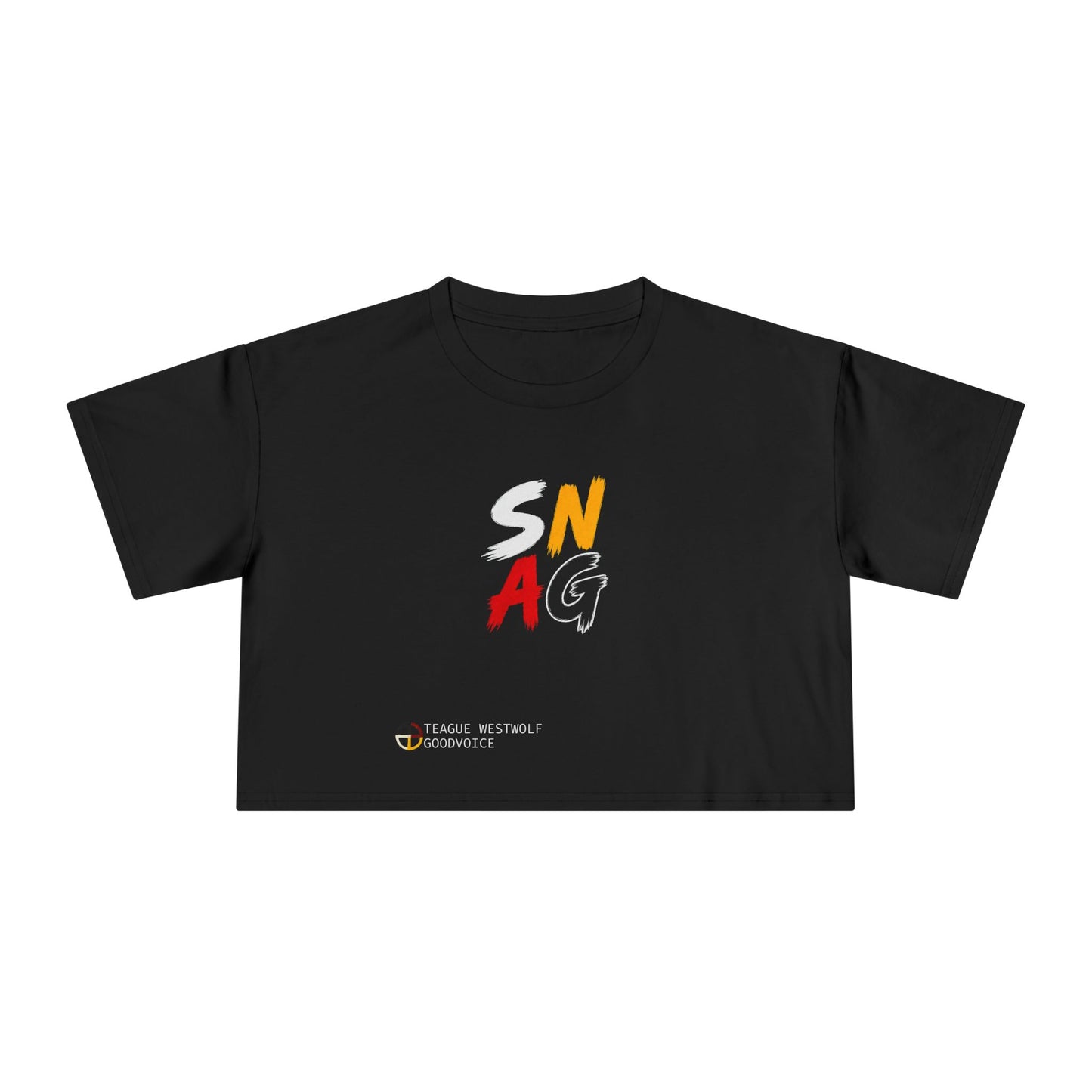 SNAG Graphic Crop Tee — Women's Urban Streetwear Top