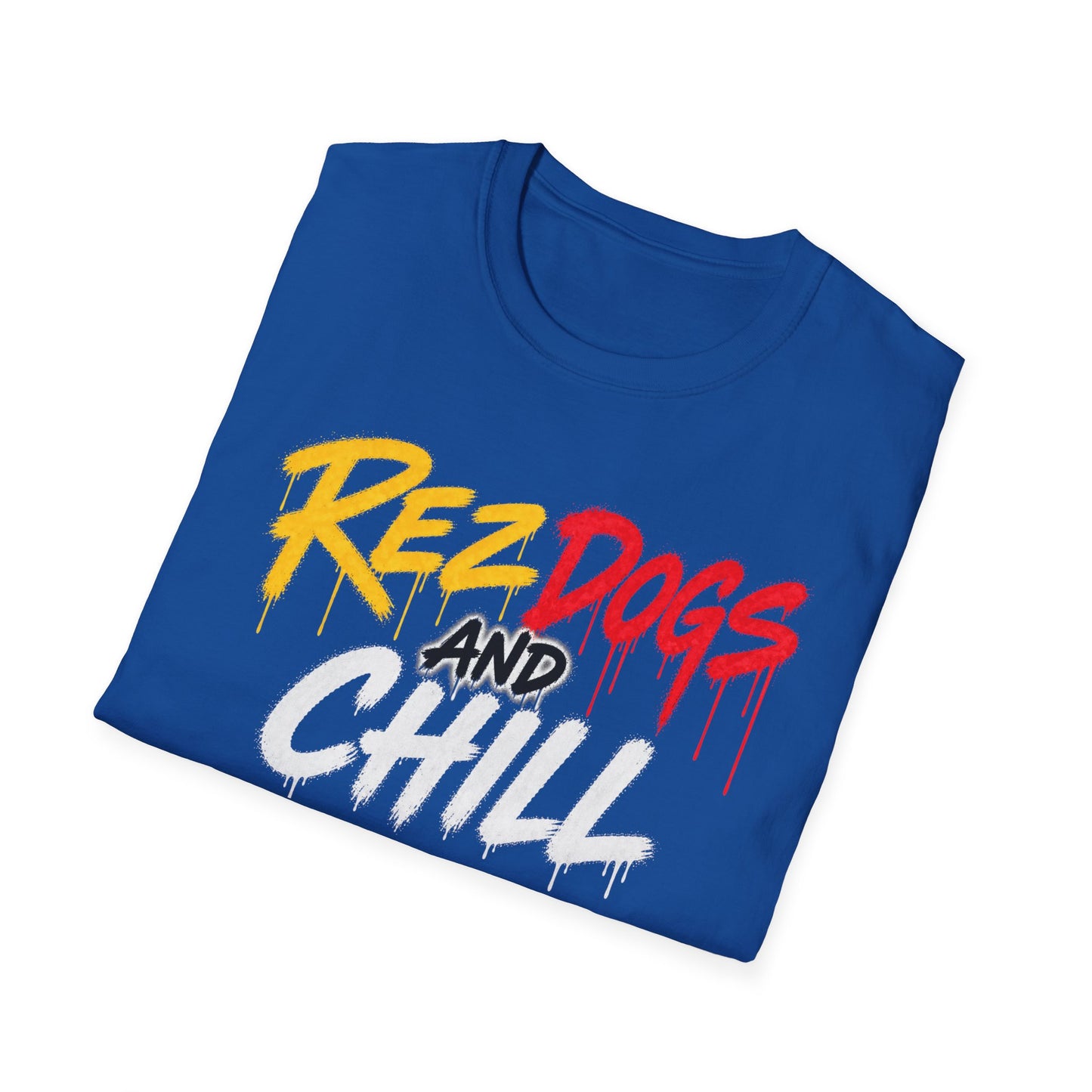 406WholeSale - MSRP $40 - Rez Dogs and Chill by Teague WestWolf GoodVoice T-Shirt