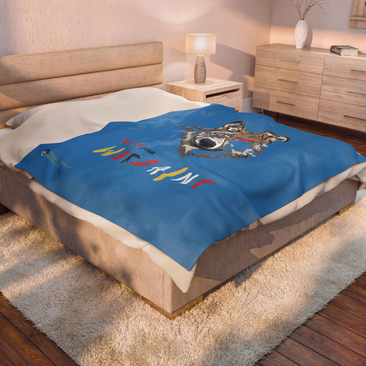 Wear Your WarPaint - Velveteen Plush Blanket