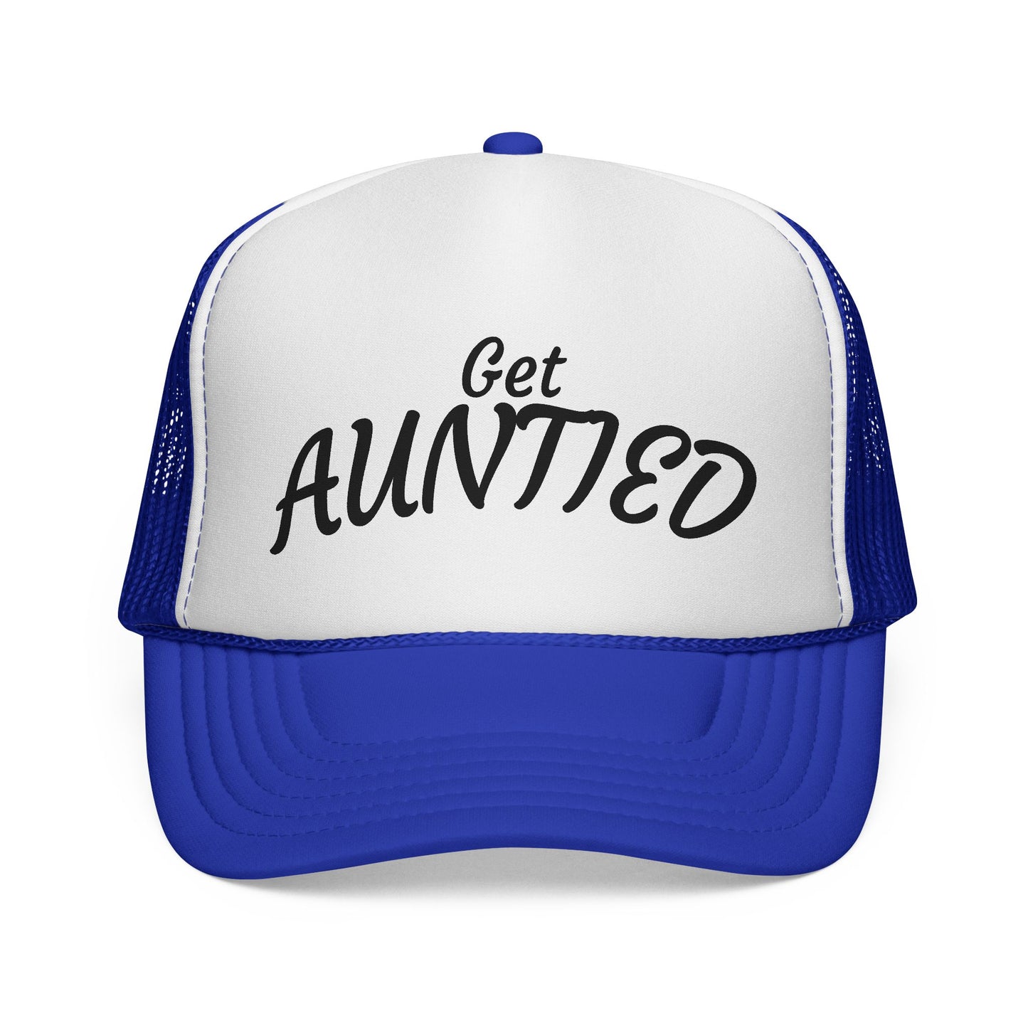 Get Auntie'd Trucker Hat - by Teague WestWolf GoodVoice