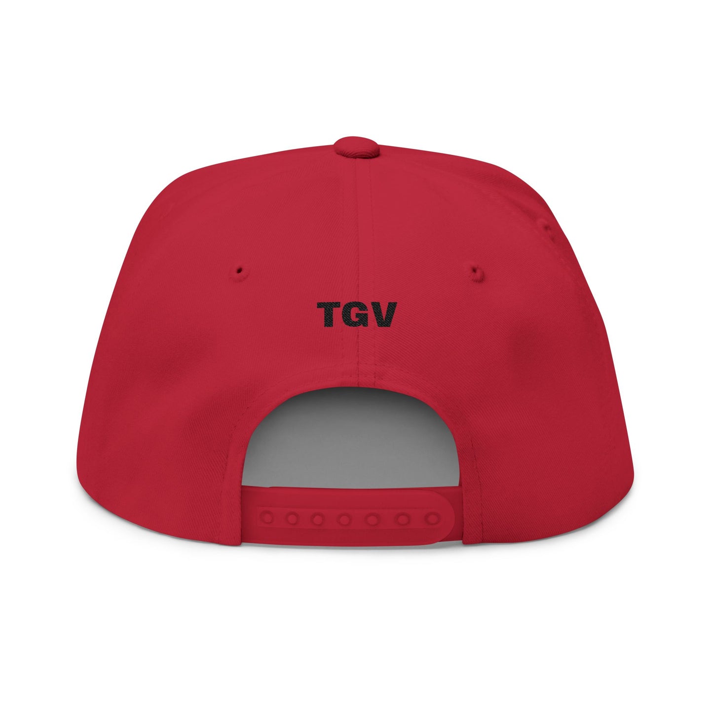 Flat Bill Cap — "Get Auntied" Embroidered Snapback Hat