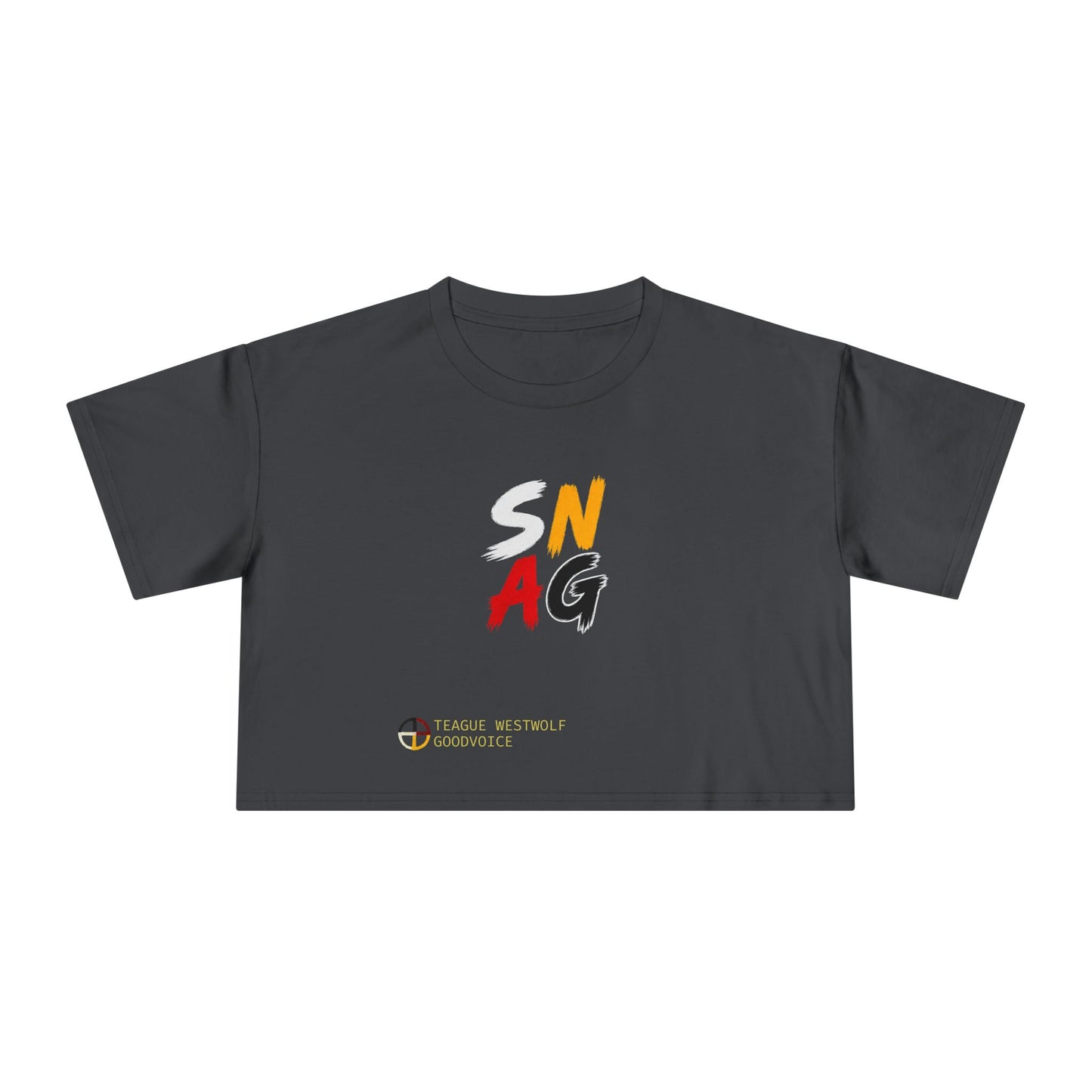 SNAG Graphic Crop Tee — Women's Urban Streetwear Top