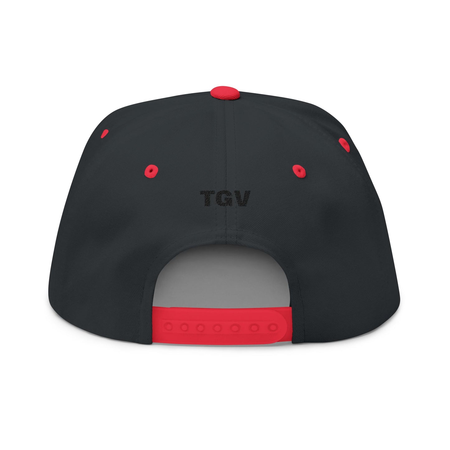 Flat Bill Cap — "Get Auntied" Embroidered Snapback Hat