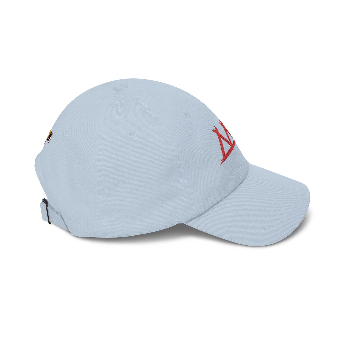 Dad Cap with Red Triple-Tipis Sketch Embroidery