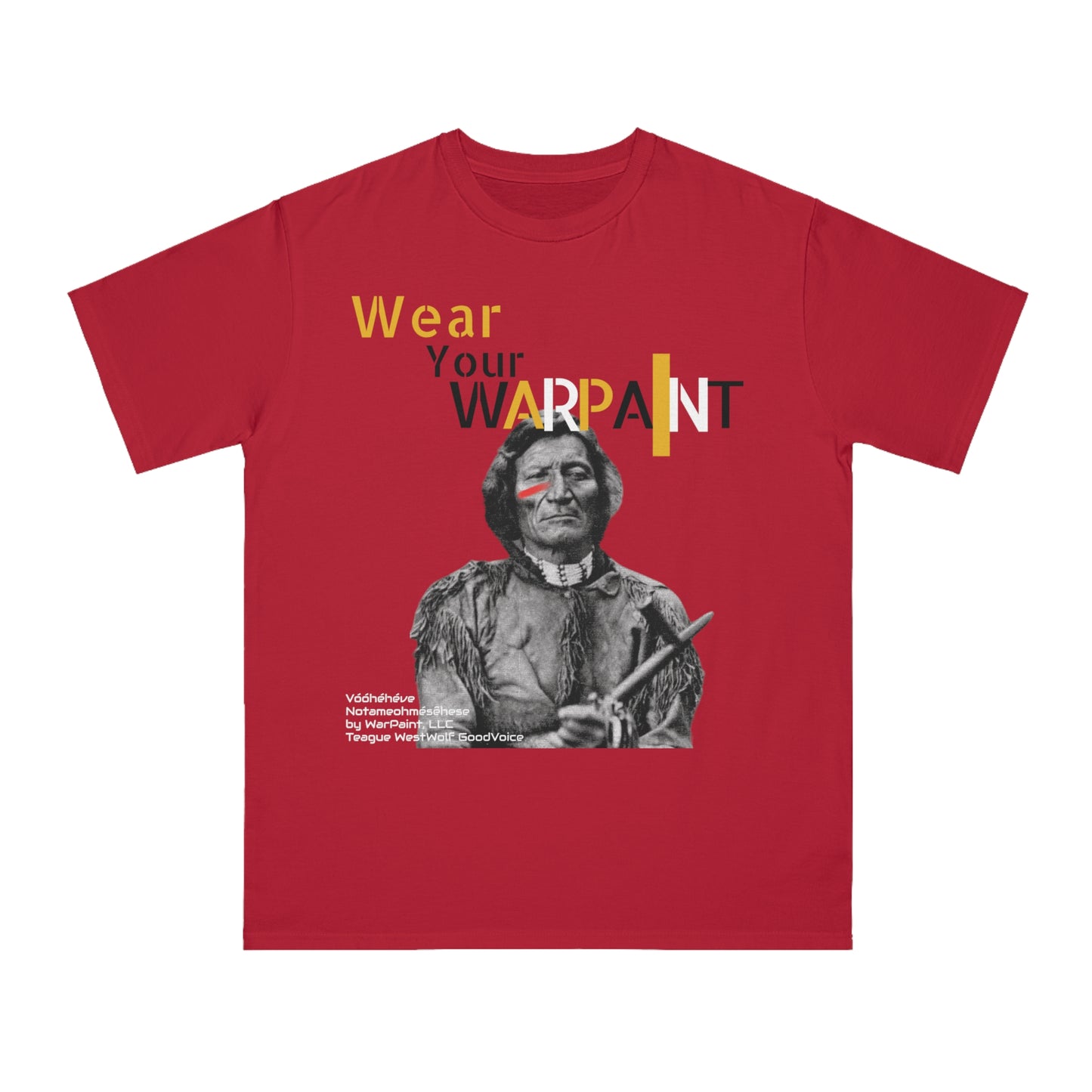 Vóóhéhéve (Morning Star) Aka Chief Dull Knife of the Notameohmésêhese (Northern Eaters) also known as Northern Cheyenne by the Government - Organic Unisex Classic T-Shirt