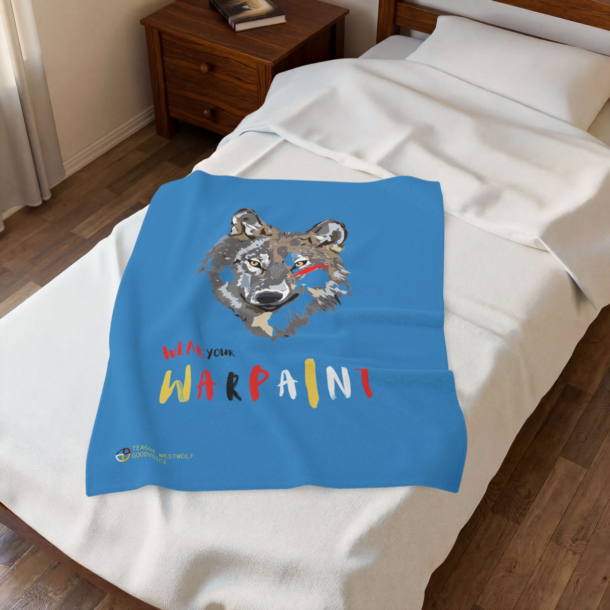Wear Your WarPaint - Velveteen Plush Blanket